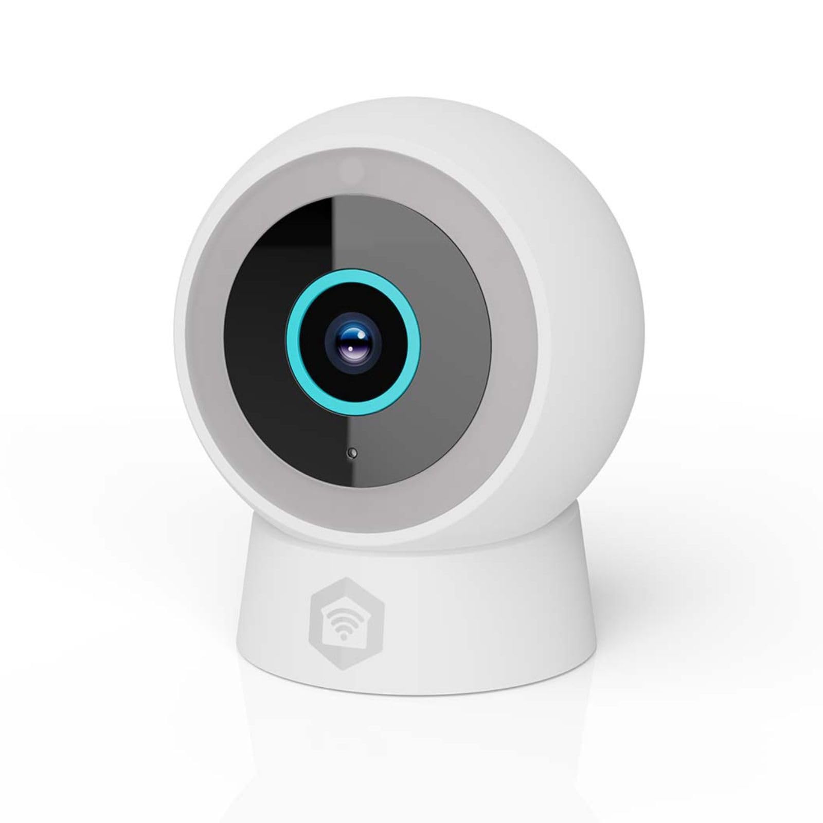 NEDIS Inteligentna kamera zewnętrzna Wi-Fi, 3 MP 1296p, czujnik ruchu, wykrywanie człowieka AI, ściemniany reflektor pełnokolorowy noktowizor, dwukierunkowy dźwięk, odporny na warunki atmosferyczne