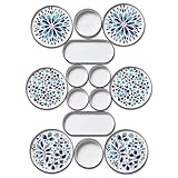 Kitchen Life 14-teiliges Frühstücksset für 6 Personen – Stackable Blue...