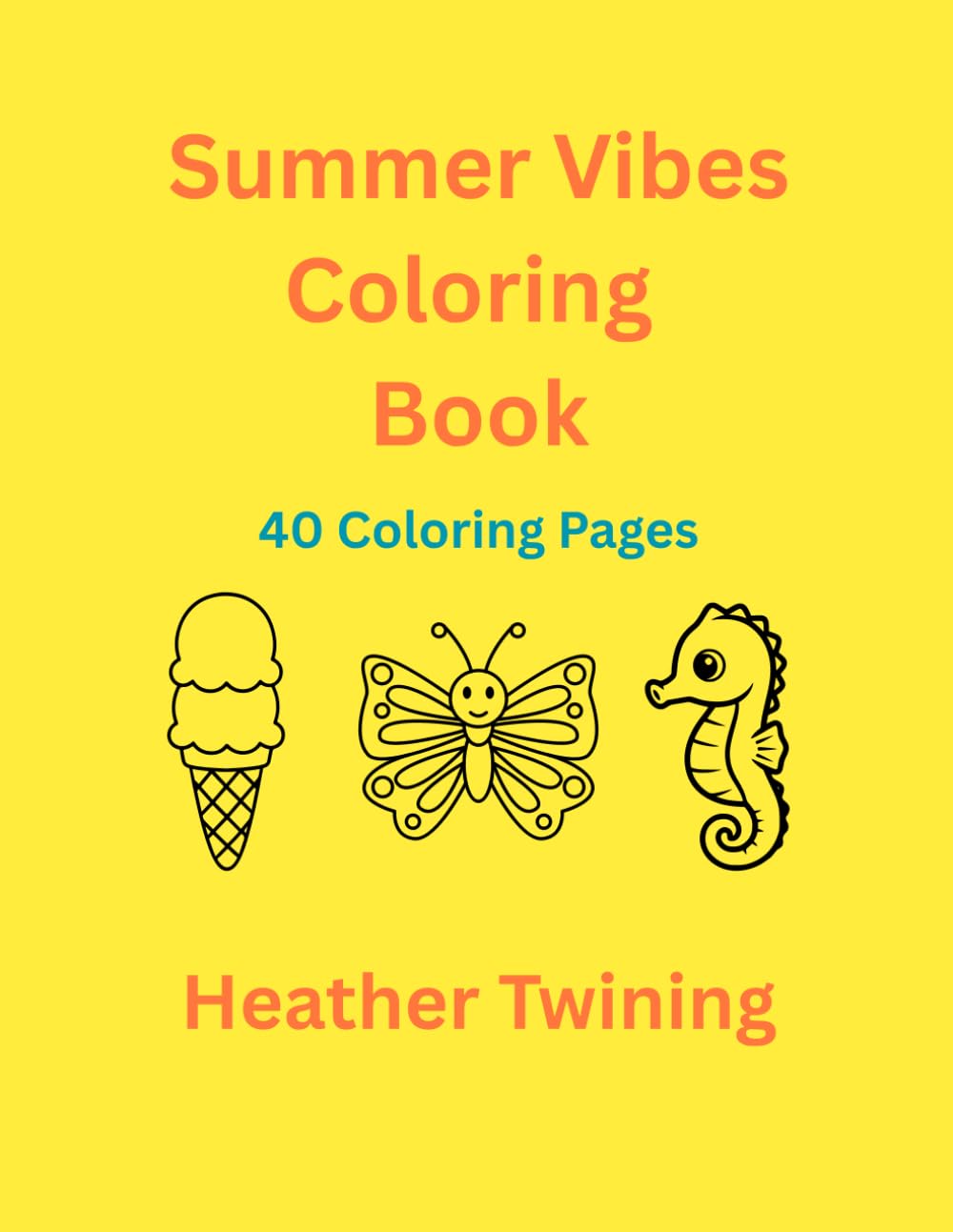 Summer Vibes Coloring Book