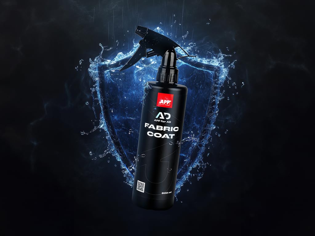 APP for AD Fabric Coat - Imperméabilisant capote cabriolet 500 ml | Imperméabilisant pour textiles et capotes de cabriolet, Fortes propriétés hydrophobes et protection contre les rayons UV.