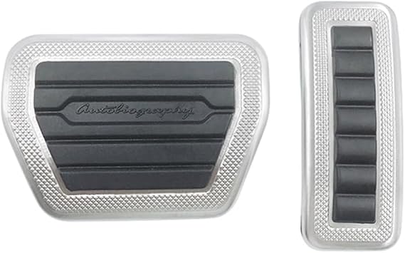 Lirun Car Footrest Brake Gas Pedals Protection Cover, Stainless Steel Auto Foot Pedal Kit for Range Rover Discovery 5 DeMudguard 90 110