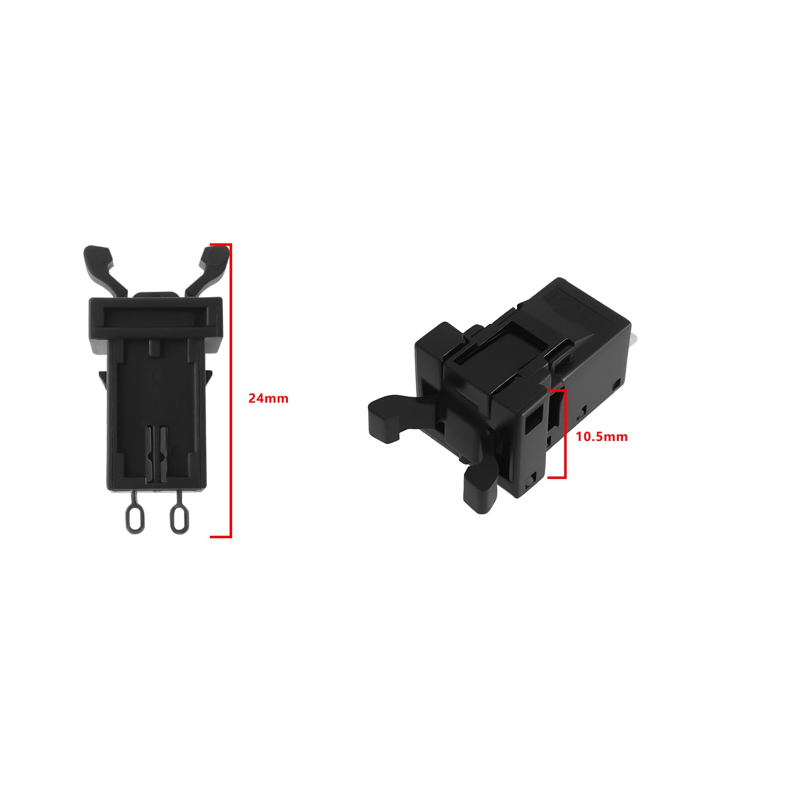 Create idea 10pcs Pr-09 CD Compartment Lock Switch Latch Grid Snap Lock CD Door Latch for Various CD Player Radio - Image 4