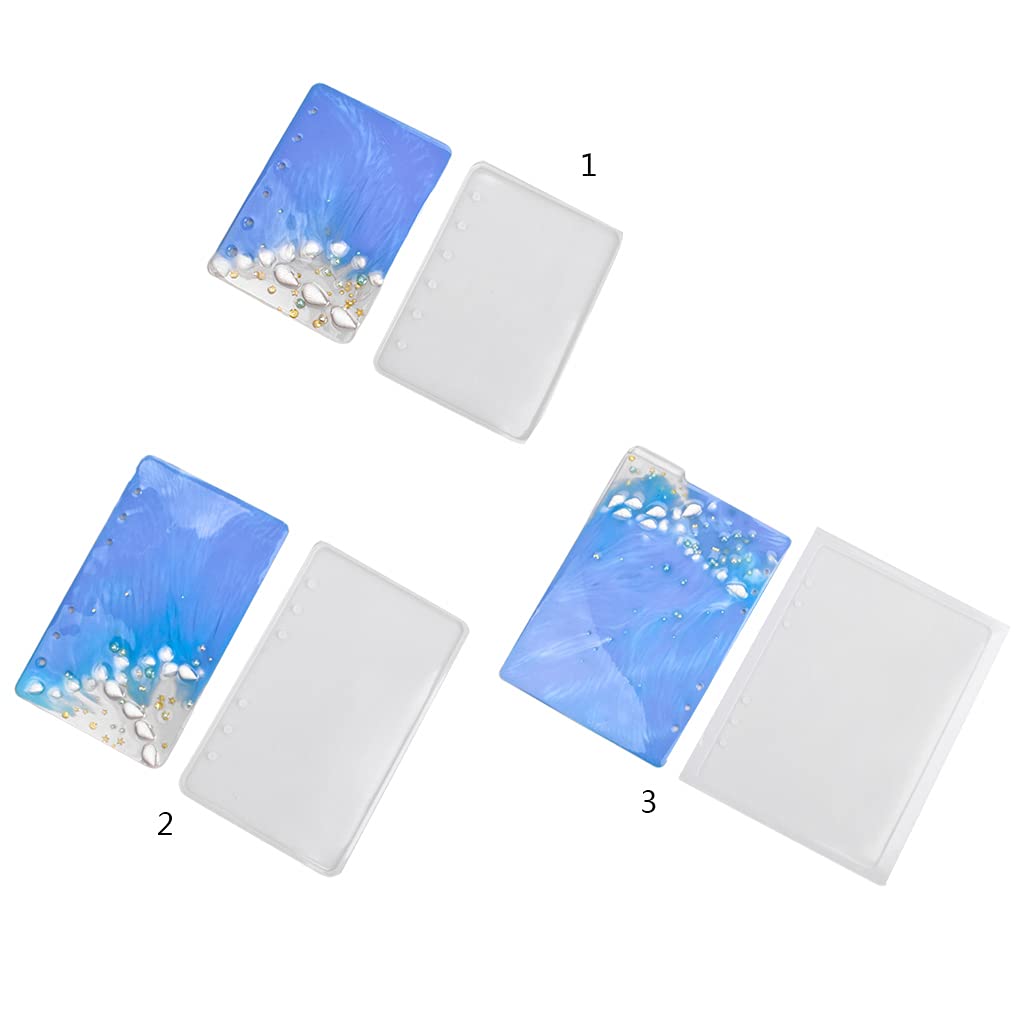 Fydun 2 Pièces/Ensemble Moules En Silicone Pour Bloc-Notes