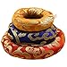 Healifty 3 Pezzi Cuscino Campana Tibetana Cuscino Campana Tibetana Cuscino Ciotola Meditazione Cuscino Cuscino Porta Ciotola Tibetano Fatto a Mano (Colore Casuale)