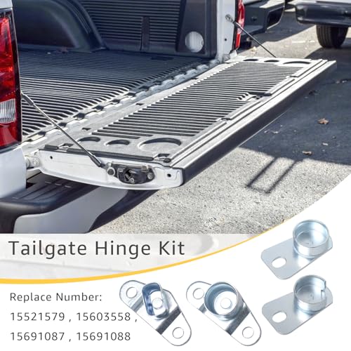 Kit de charnière de hayon robuste pour Chevy GMC C1500 K1500, remplacement direct et durable - 2