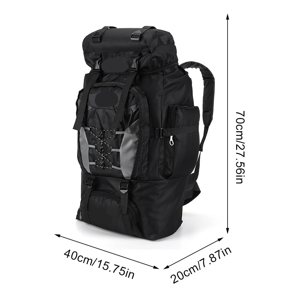 Outdoor-Rucksack 80L Wasserdicht Wandern Camping Rucksack Trekking Tasche Große Kapazität Reise Outdoor Sport Taschen Ausrüstung Männer