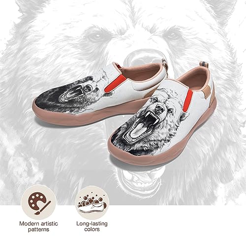 Men's Casual Loafers Animal Painted Sneakers Lightweight Slip-Ons Walking Travel Shoes Mechanical Style2