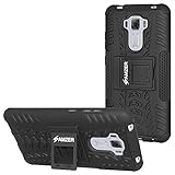 AMZER Hybrid Warrior Dual Layer Slim Protective Shockproof Case for Asus ZenFone 3 Laser ZC551KL - Black