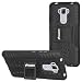AMZER Hybrid Warrior Dual Layer Slim Protective ShockProof Case for Asus ZenFone 3 Laser ZC551KL - Black