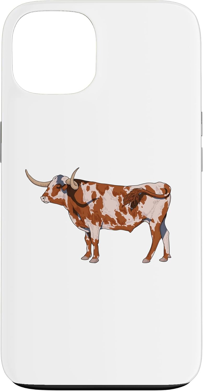 Drawing of a Longhorn Beef Case for iPhone 13