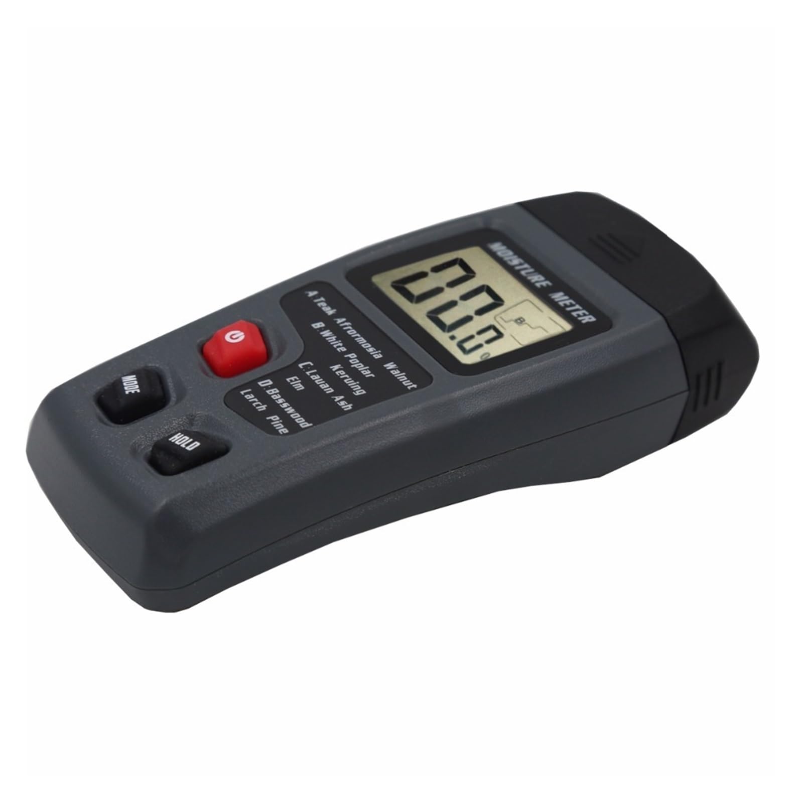 Mnmioio One Color Digital Moisture Tester, Wood Moisture Meter 0-99.9% Tree Density Humidity Tester Hygrometer Timber Damp Detector With Two Pins Mt10