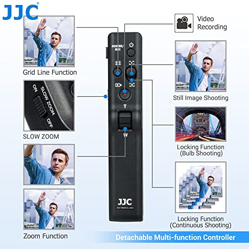 JJC Tripod Stand Pan Bar Remote Controller for Sony Camera Camcorder Cinema Camera with Multi & LANC Terminal on Manfrotto 502AH 502A 504HD 509HD 526 608 504X 526-1 612 Nitrotech N8 & N12 Fluid Head - Image 3
