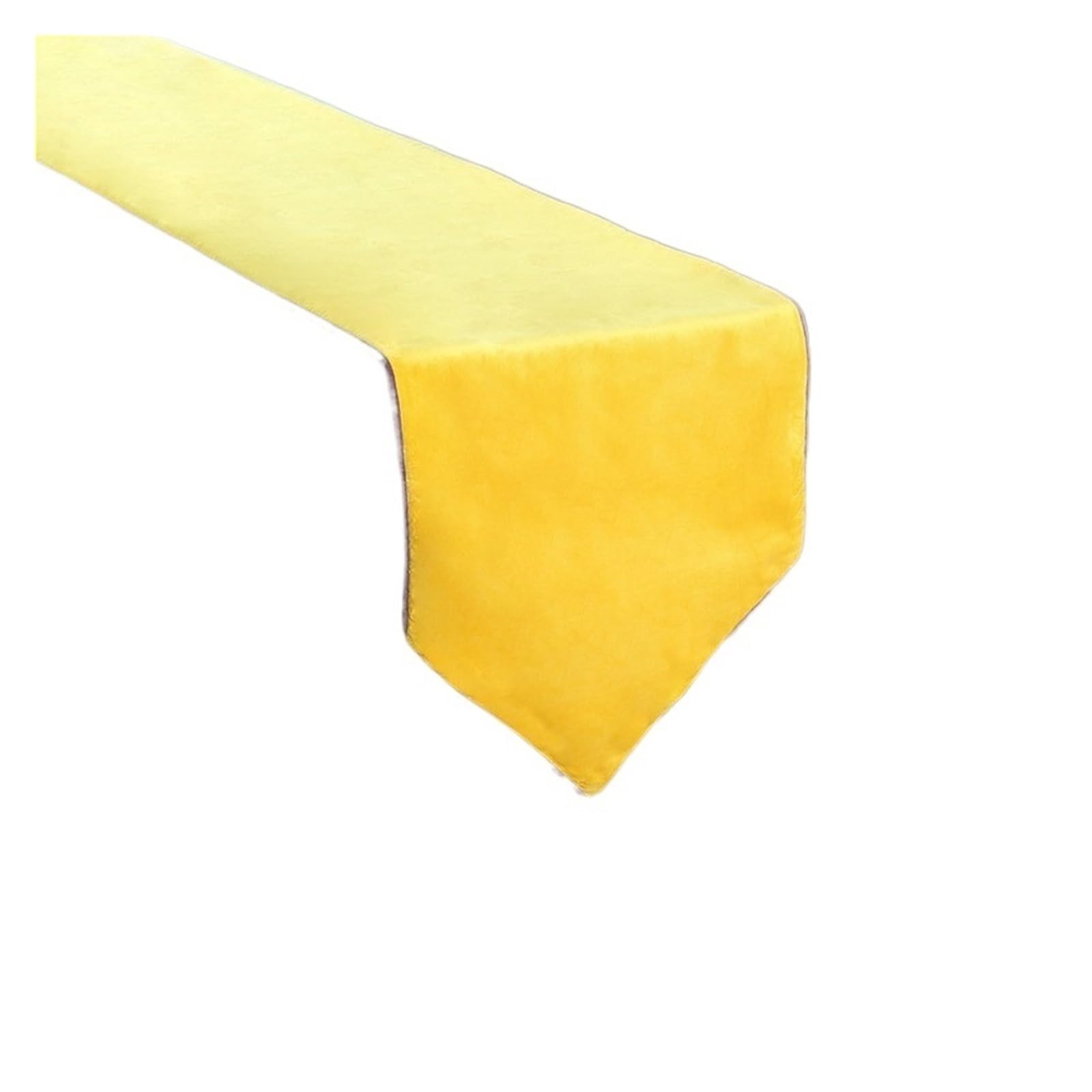 Runner da tavolo con nappe for cene, feste di nozze, torte natalizie, decorazione floreale morbida for tovaglia(Yellow,33cm x 210cm)