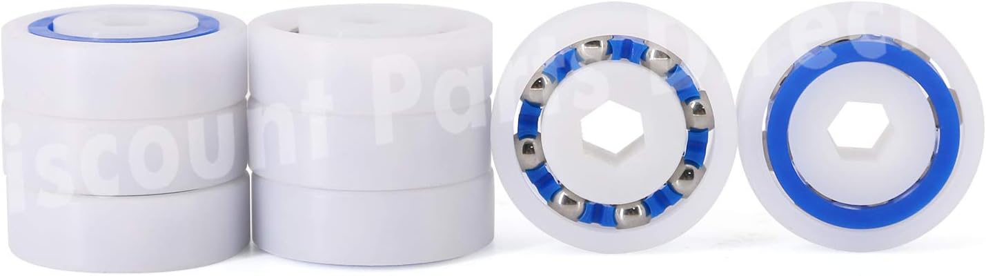 8 Pack 9-100-1108 PoolSupplyTown Wheel Ball Bearing, Replacement for Polaris Pressure Pool Cleaner 360 380 3900 Sport, ATV Pool Cleaners