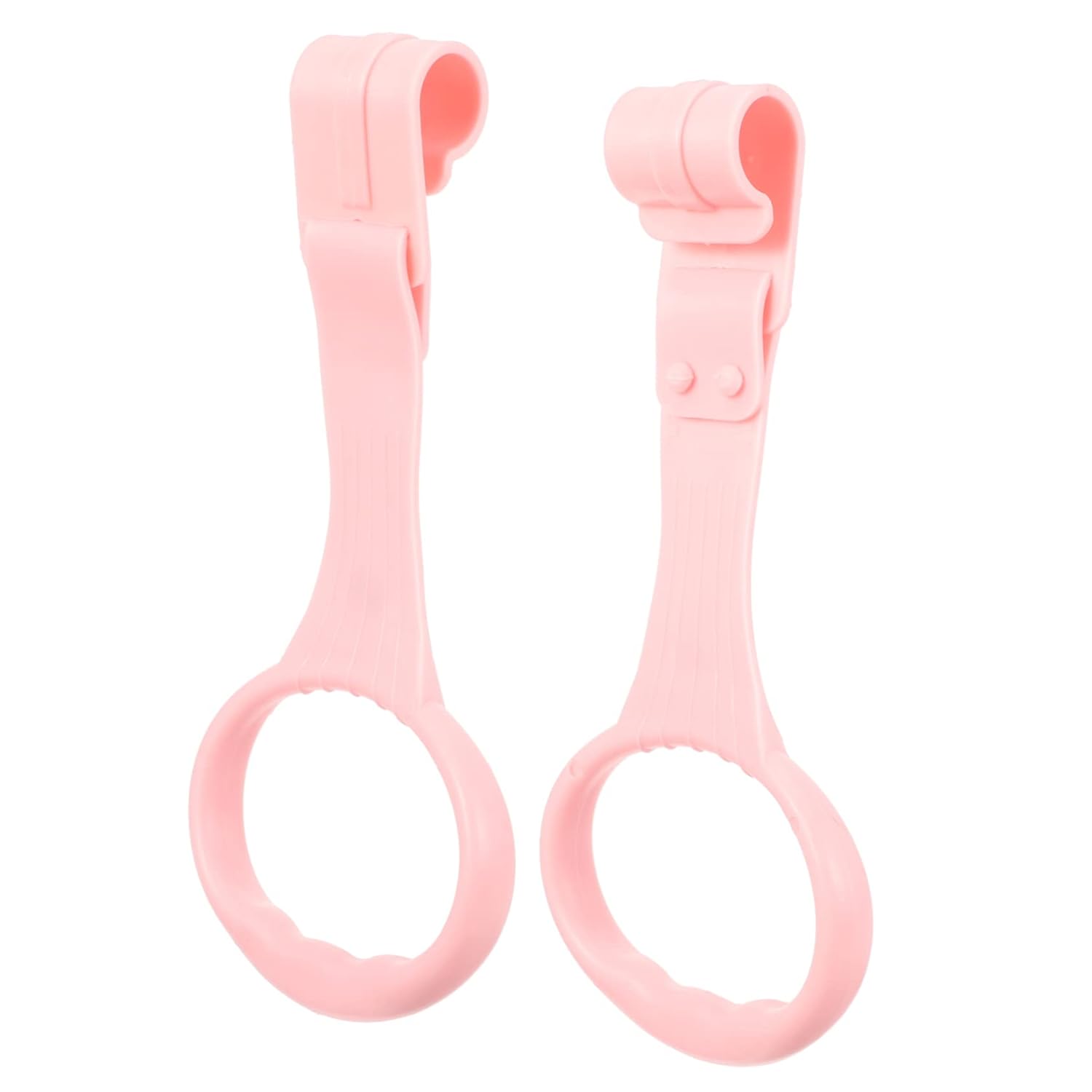 1Pair Portable Crib Pull Rings of Standing Support Handles for Walking Assistance Lightweight Easy to Grasp Safe for Hands