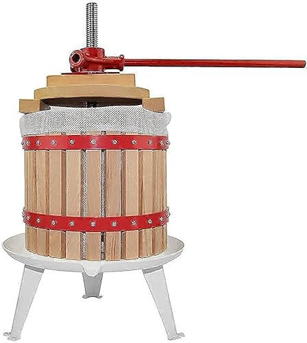 Miniatura 3 de Prensa y trituradora de vino de frutas, trituradora de jugo manual de manzana, uva y bayas 100% natural, para cocina..