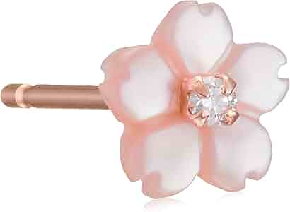 BLOOM 桜ピアス K10PG 誕生花 ダイヤ 両耳ペア 希少 完売 Birth Flower Pierce｜BLOOM（ブルーム）公式通販