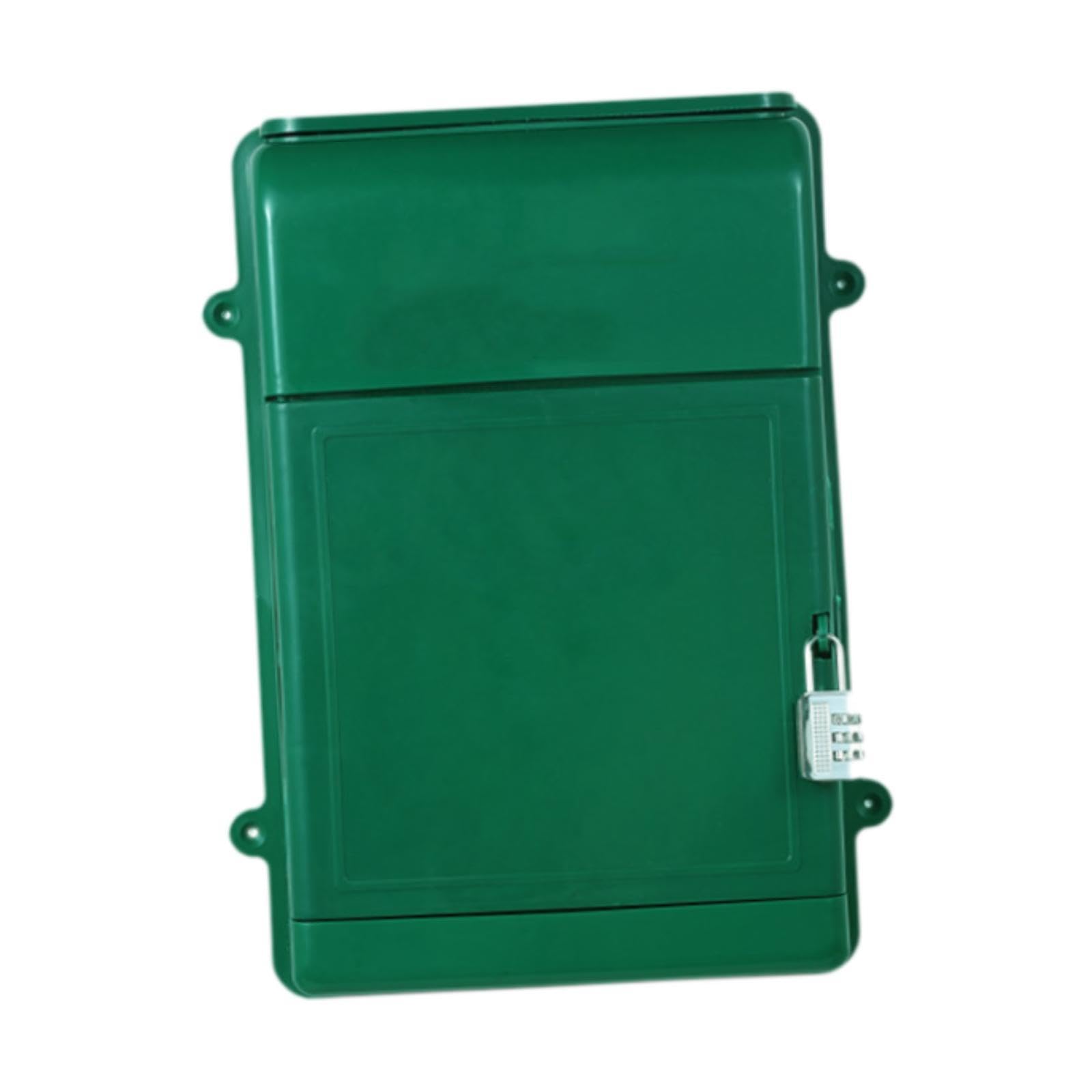 Wall Hanging Mailbox Post Box Letter Box for Customer Center Community Walls Green-image-17