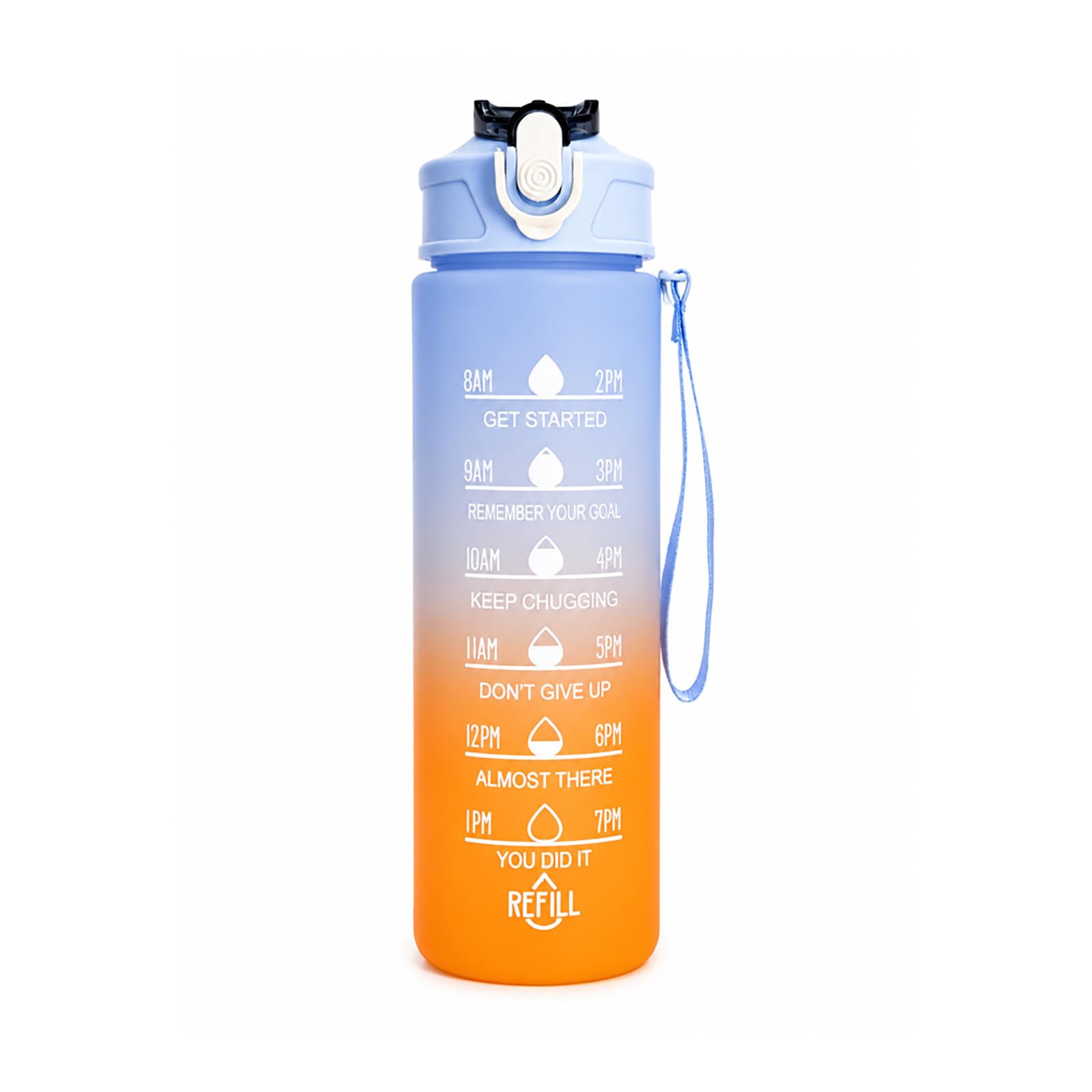VOLTICO Sports Drink Water Bottle 750ml Motivational Water Bottle