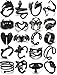 20 STÜCKE Y2K Open Black Gothic Vintage Punk Ringe Set für Herren Damen Mädchen, Snake Claw Ring Set, Bat Devil Wing Spider Rose Claw Ringe, Einstellbare Retro Ringe Claw Butterfly Star Stapel Ringe
