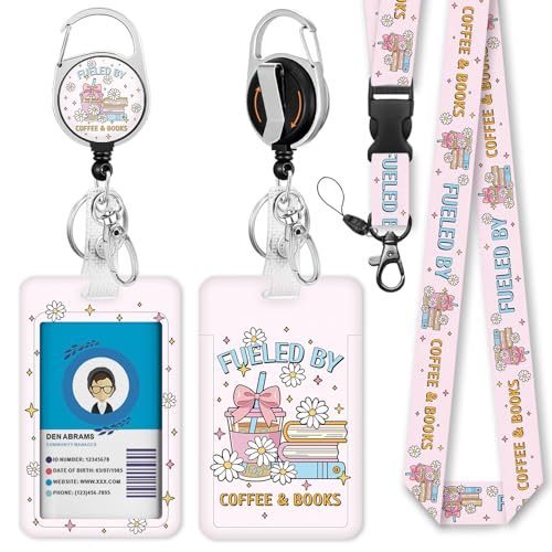 Porte-badge amusant avec bobine rétractable Giancomics pour enseignants et bureaux