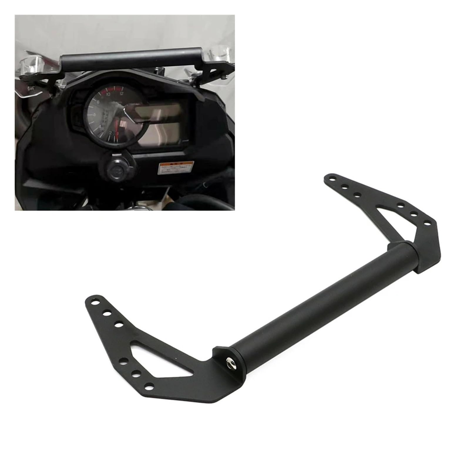 Soporte NavegacióN GPS Motocicleta Para SUZUKI Para V-strom Para DL1000 Motocicleta Aluminio Navegación Parabrisas GPS Soporte Para Teléfono Soporte Montaje