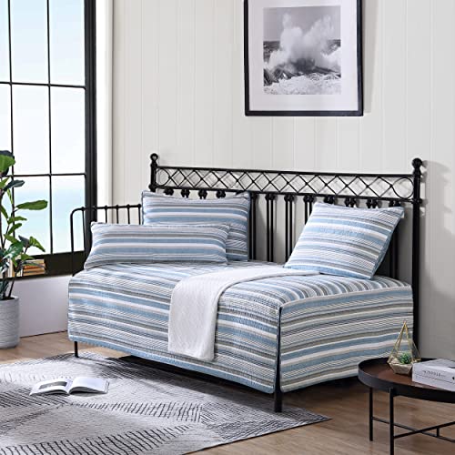 Nautica - Daybed Cover Set, Cotton Reversible Bedding Set With Matching Shams & Pillow Cover, Home Decor For All Seasons (Jettison Grey, Daybed) #TOP2