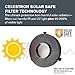 Celestron – EclipSmart Safe Solar Eclipse Telescope Filter – Meets ISO 12312-2:2015(E) Standards – Works with Existing 102mm AZ Telescopes – Observe Solar Eclipses and Sunspots – Safe, Snug Fit