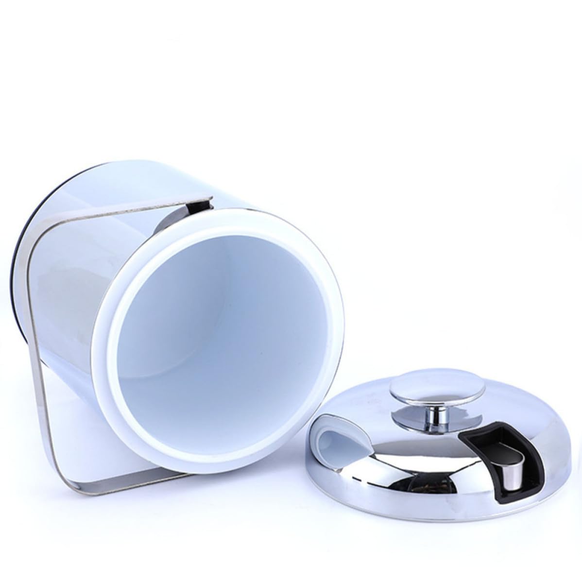 Secchiello Argento in Acciaio 1, 3 Ghiaccio Portatile Inox