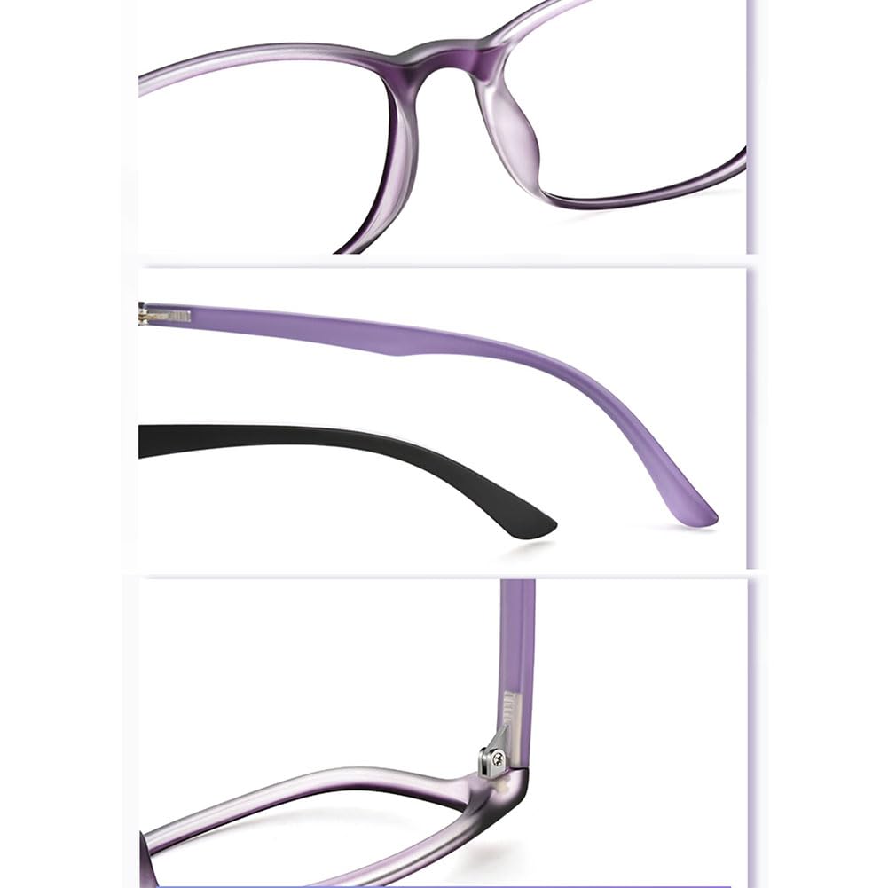 JIETIAN Gafas de Lectura HD Anti luz Azul para Mujer, monturas TR de Moda 1,56 Lente de Resina asférica Gafas,01,+1.75