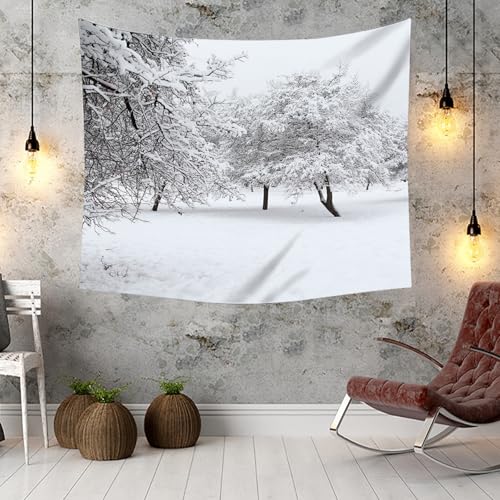 Tapiz de invierno RDSGYZ para transformar las paredes de tu hogar 3
