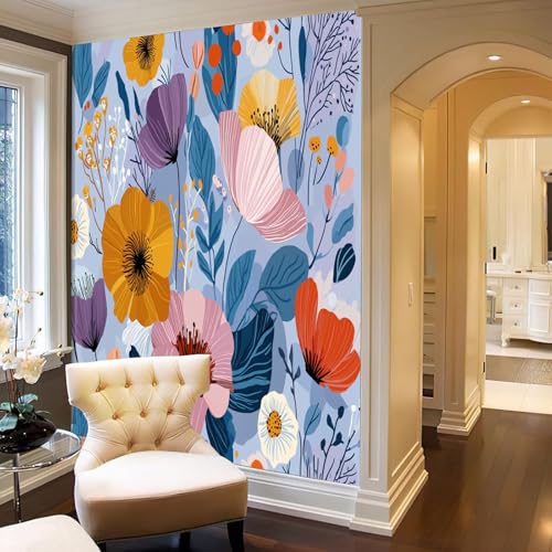Murales papel tapiz azul cielo decorativos para transformar su dormitorio 7
