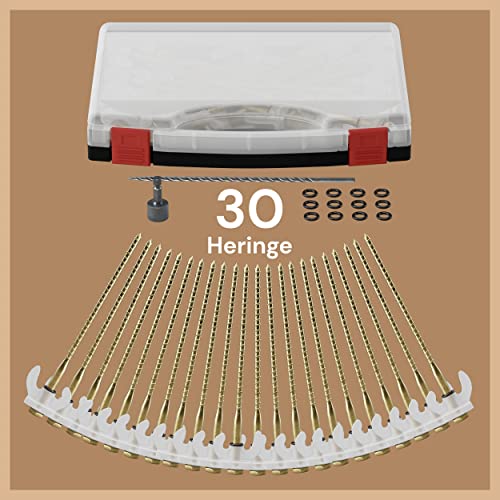 Piquetas de acero para evitar que el viento levante tu carpa con tornillos de camping robustos 3