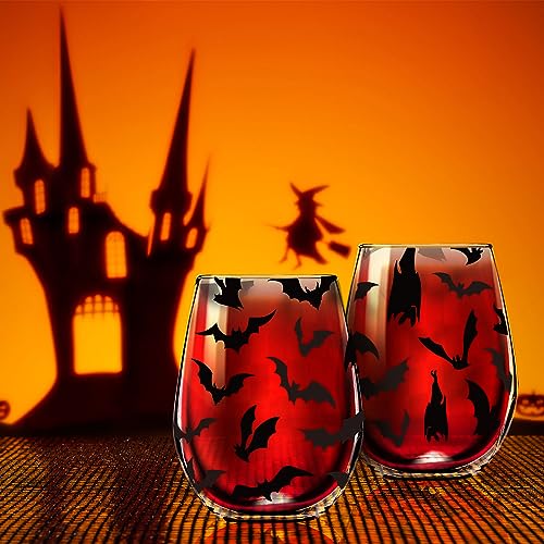 Verres à vin sans pied Halloween stables et robustes pour réception - 8