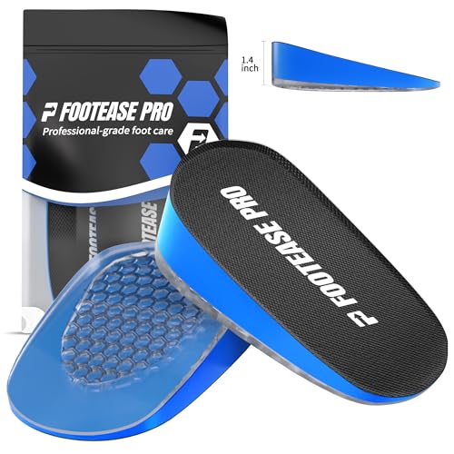 Height Increase Insoles, Orthopedic Heel Lifts Inserts for Men Women, Height Boosters, Shoe Lifts for Plantar Fasciitis, Leg Length Discrepancies, Size Large 1.4' (Women's 10-13 | Men's 9-14)