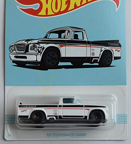 Vehículo Hot Wheels 1:64 escala blanco y negro miniatura 2