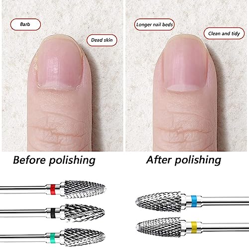 Set de Brocas para Uñas Acrílicas de Tungsteno 5 pzas miniatura 6