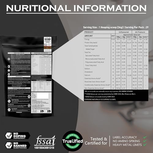 Image of NAKPRO NUTRITION Platinum Whey Protein Isolate | 1kg Cookies & Cream | 28g Protein| Trustified Certified