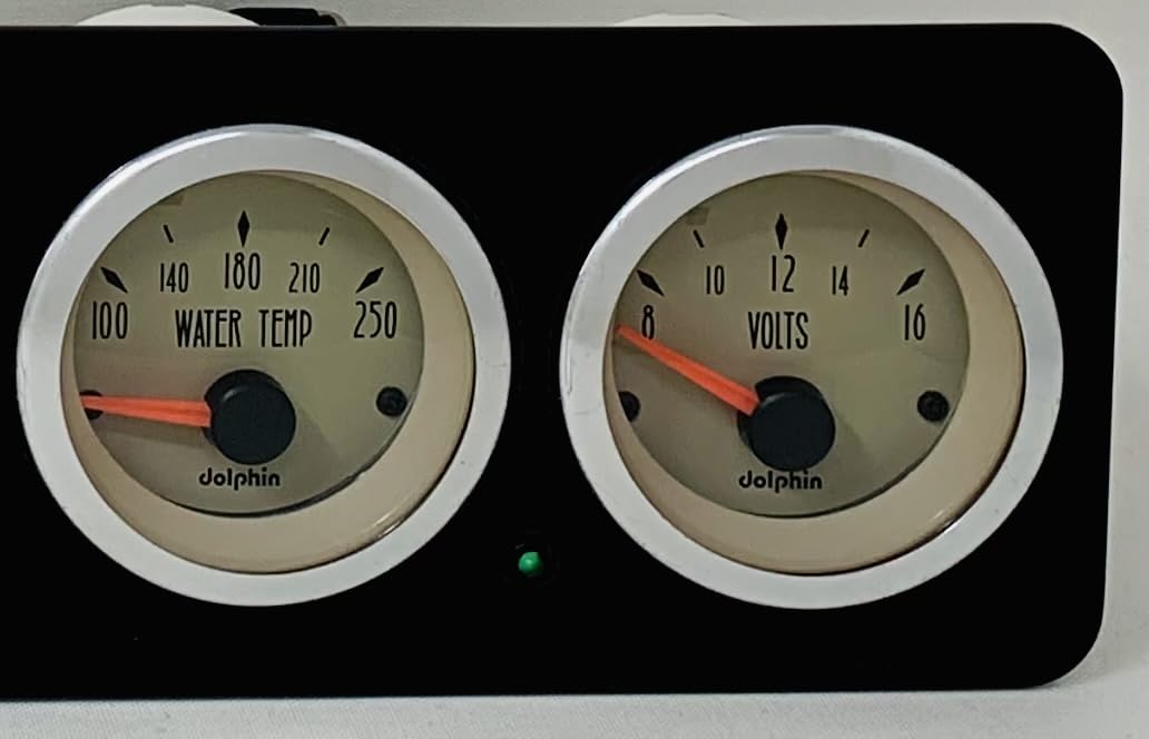 1941 1942 1943 1944 1945 1946 1947 1948 Chevy Car 5 GPS 5in Gauge Dash Cluster Panel Set Tan