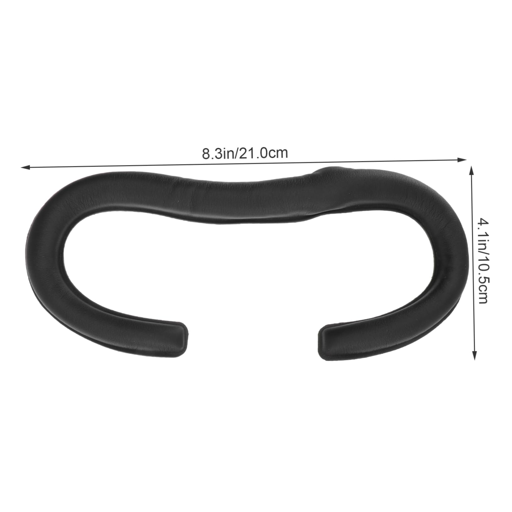 HOOTNEE Leather Vr Helmet Pad Replacement Comfortable Sweat-Resistant Eye Patch for Ergonomic Inert Sponge Mat Easy to Clean Design Black
