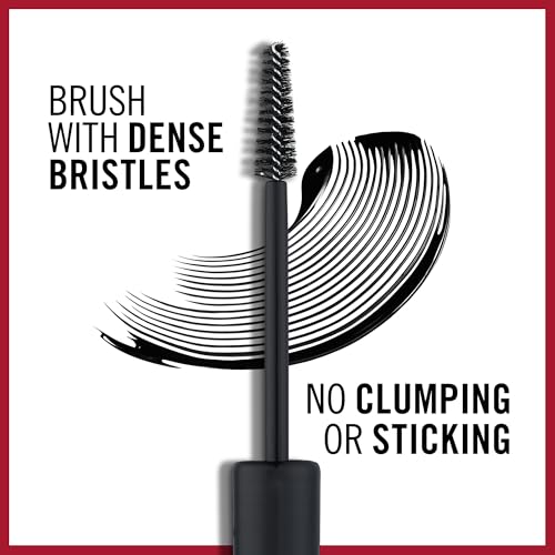 RIMMEL LONDON - Extra Super Lash Building Mascara - Defines, Lengthen & Curl Lashes - With Hydrogel For Healthy Looking Finish - Enriched With Vitamin E - No Clumping - 101 Black Black