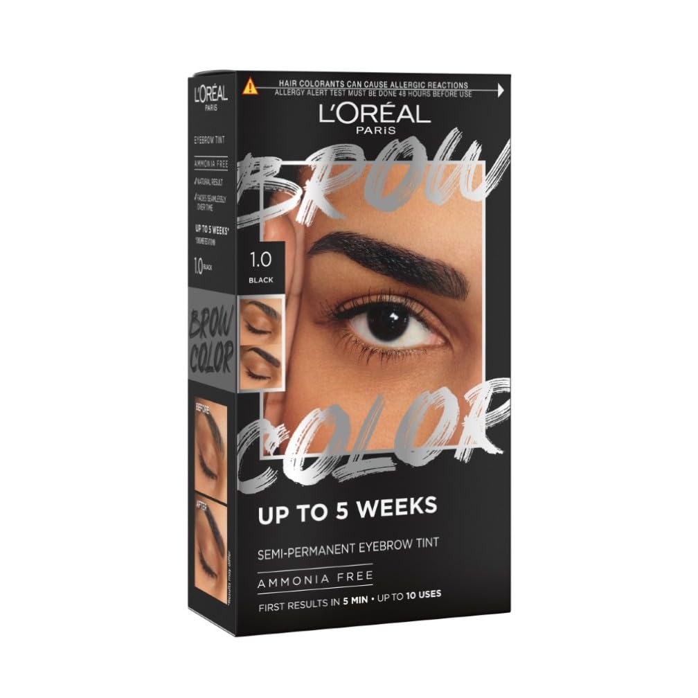 Debenhams Women's Black Brow Color, Semi-Permanent Tint In