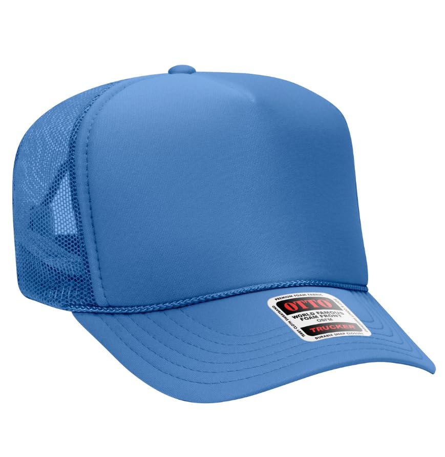 Image of Otto Cap 5-Panel High Crown Mesh Back Trucker Hat