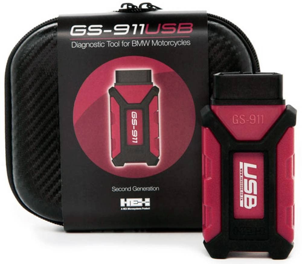 HEX GS-911 USB OBD2 tool BMW motorcycles diagnostics 10 vehicles c...