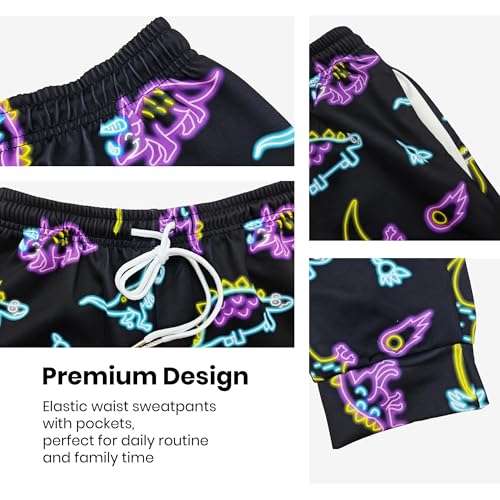 Mens Joggers Sweatpants Printed Athletic Pants for Running Casual Sports with Pockets2