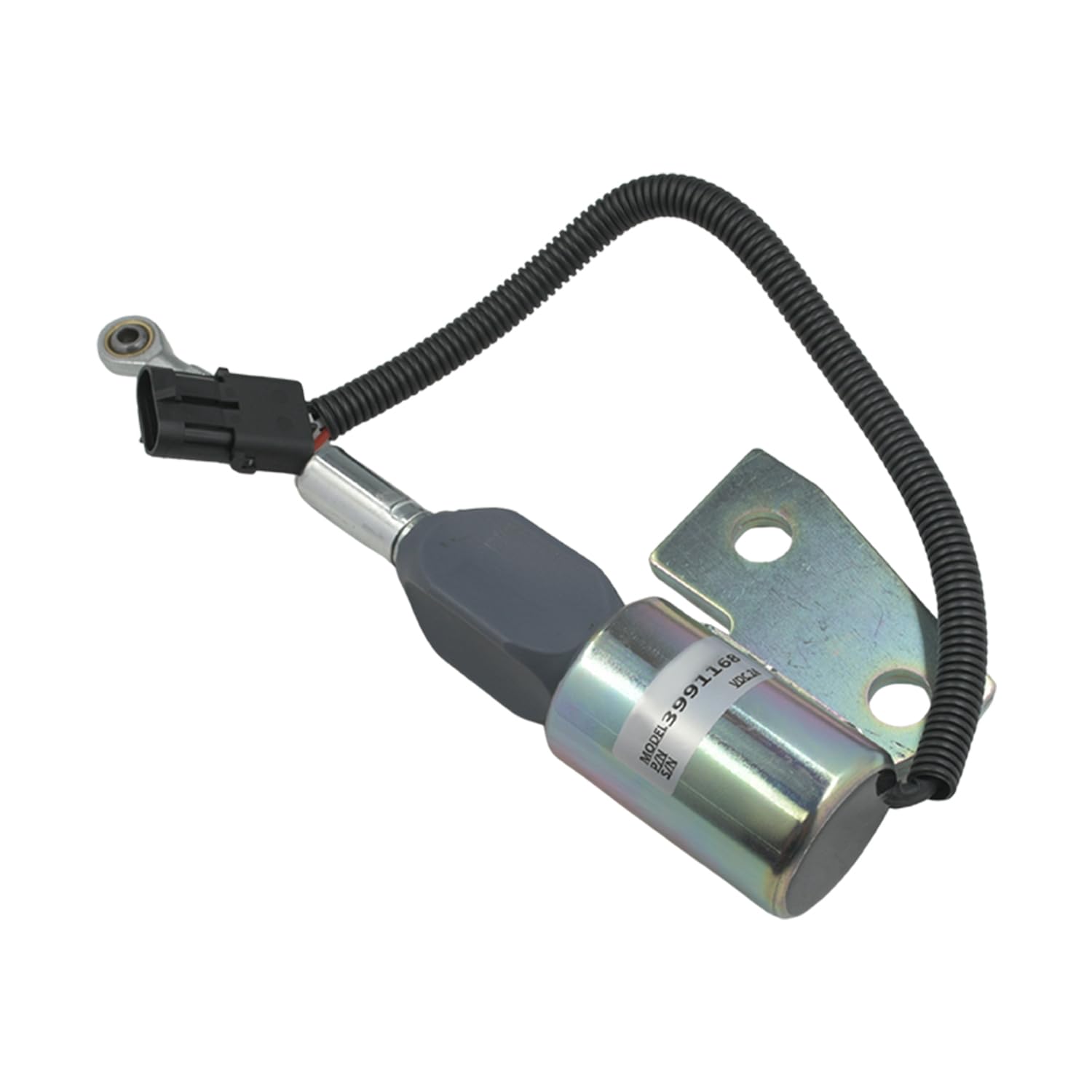 3991168 3964628 24 V Kraftstoffabschalt-Magnetspule, kompatibel mit Hyundai Bagger R130 R140LC-7 R170, kompatibel mit Koffer-Planierraupen 1150H 550G 1150G 850G Landwirtschaftliche Traktoren