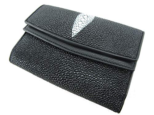 Genuine Stingray Skin Women's Medium Clutch Wallet Purse