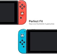 Vista 5 de 14 Packs Thumb Grip Caps, Joystick Cap for Nintendo Switch & Lite, Soft Silicone Cover Compatible Nintendo Joy-Con Controller
