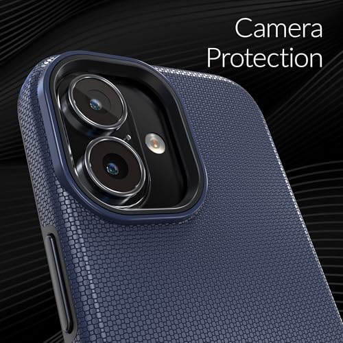 Image of Crave Dual Guard Compatible with iPhone 16 Case, Compatible with MagSafe Shockproof Protection Dual Layer Case for Apple iPhone 16 (6.1 inch) - Navy
