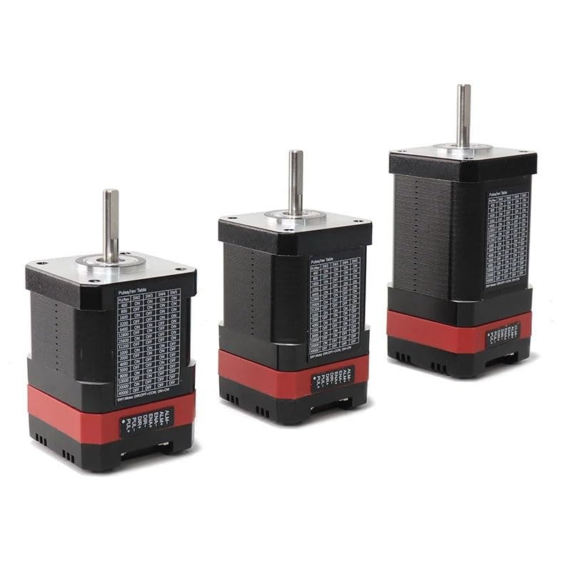 GTPBAO sterownik sterownika 1 szt. 1,8 stopnia 42 x 42 x 60 mm silnik krokowy 2A 0,72 Nm 42 mm kołnierz zintegrowany silnik krokowy Nema 17 zamknięta pętla silnik krokowy maszyna CNC